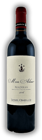 Lionel Osmin, Madiran, Mon Adour, AOP, 2016, Süd-West Frankreich  Lionel Osmin, Madiran, Mon Adour, AOP, 2016, Süd-West Frankreich  Ein robuster, ausdrucksstaker Rotwein. Jahrgang 2016 - 0,75	 Liter - Vol 14,5%