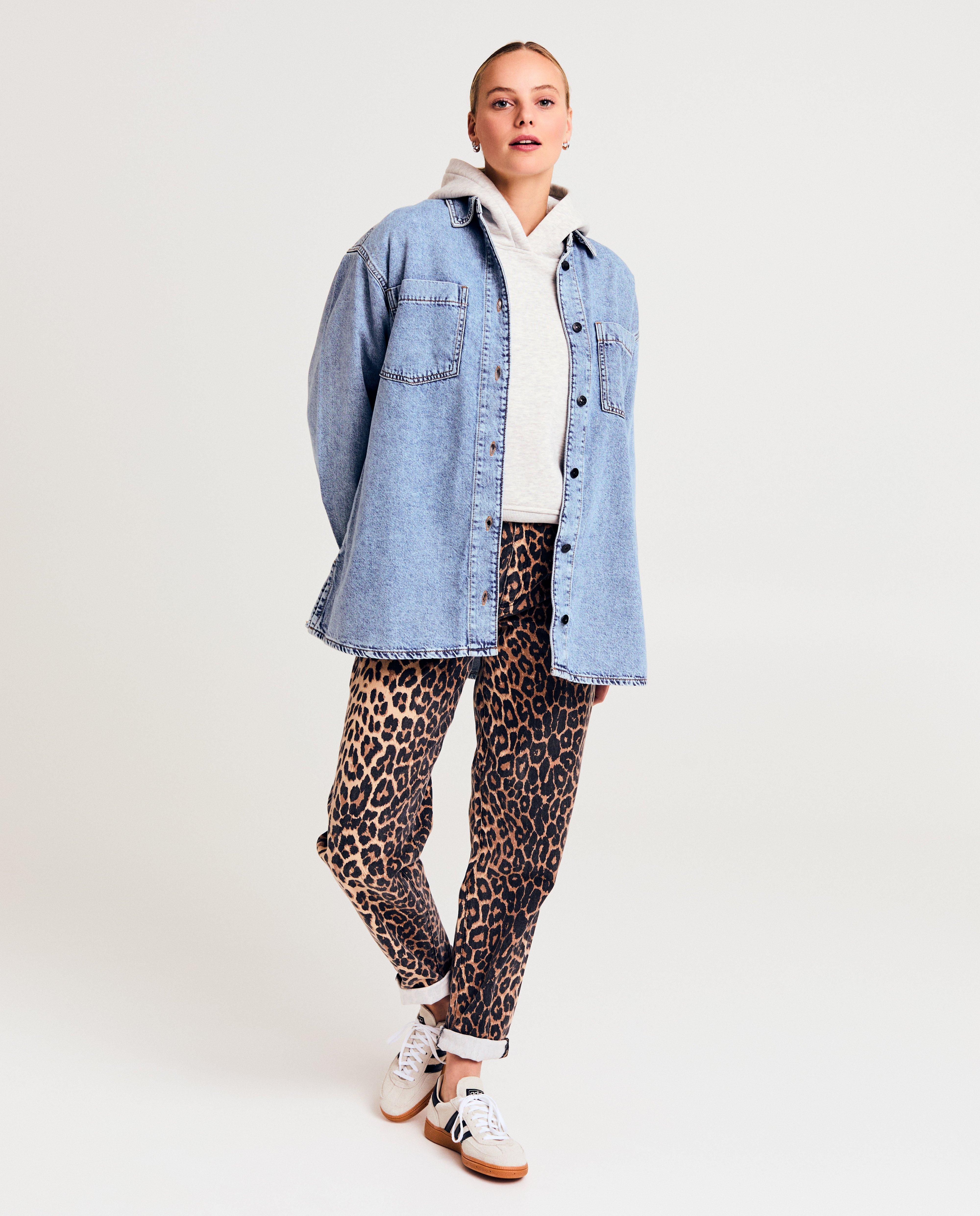 Cămașă din denim Sora Blue albastru deschis
