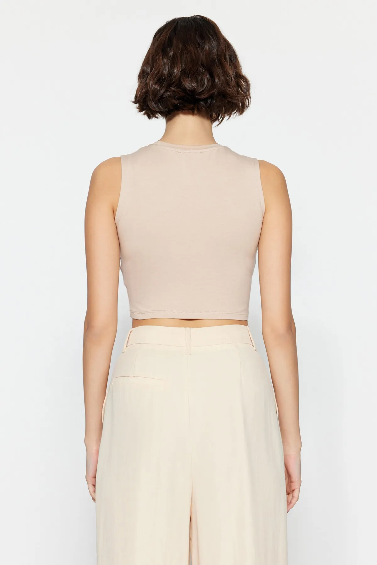 Trendyol Collection  Unterhemd - Braun - Slim Fit