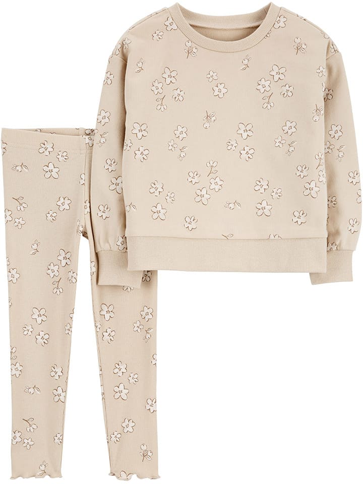 carter's 2tlg. Outfit in Beige günstig kaufen