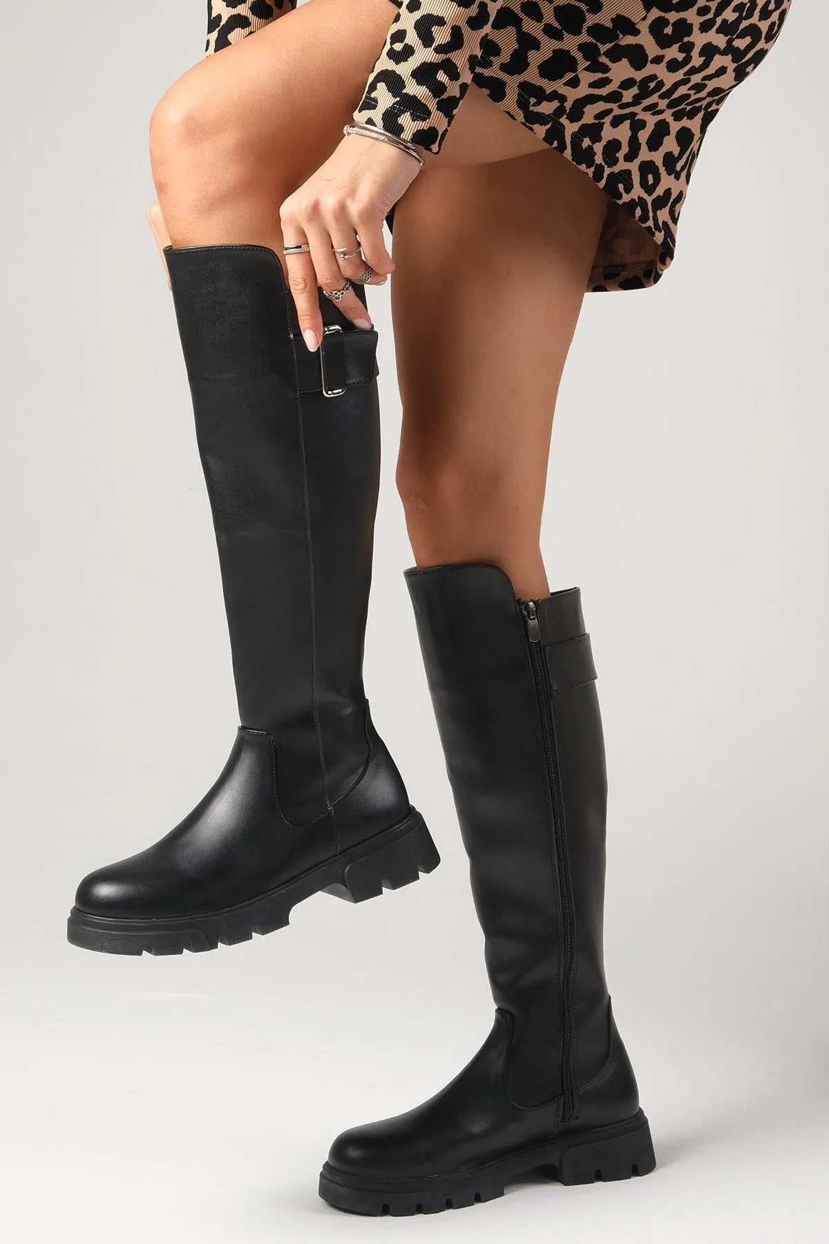 Mio Gusto  Stiefel - Schwarz - Blockabsatz