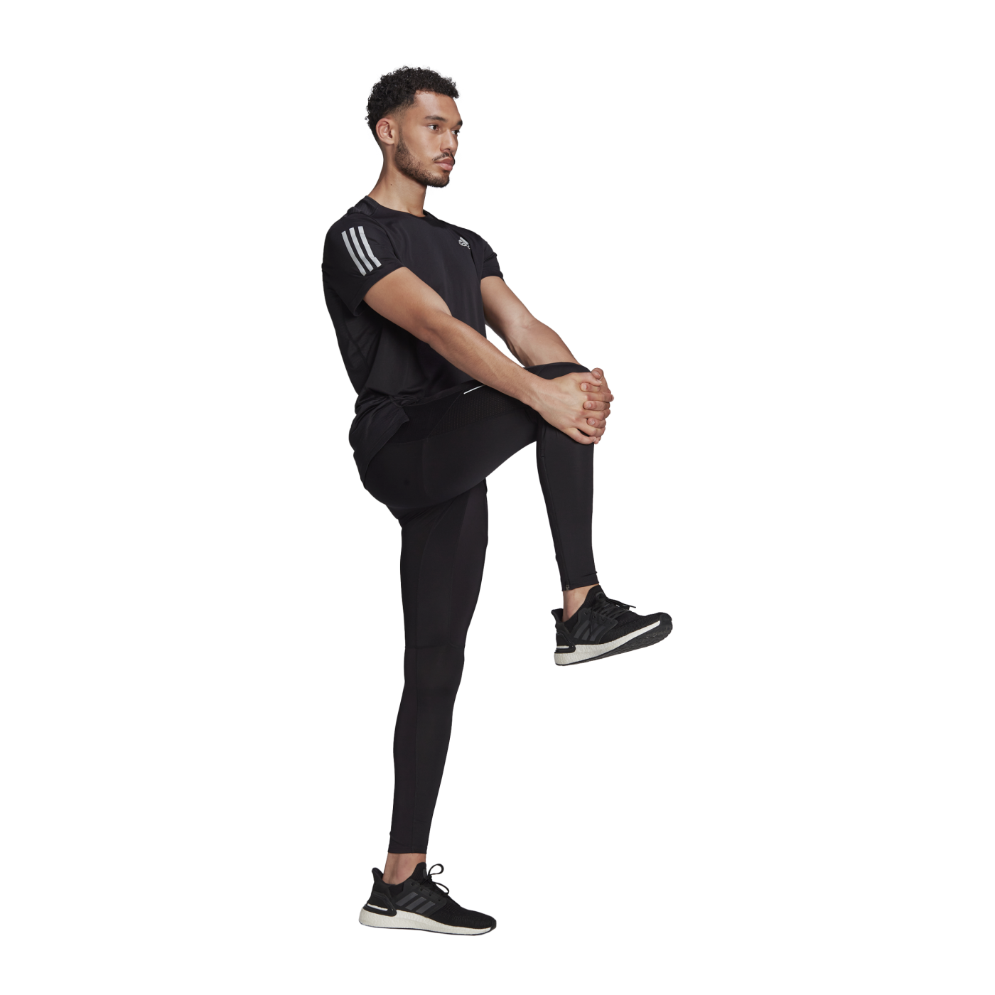adidas OWN THE RUN Tight Running Schwarz Silber