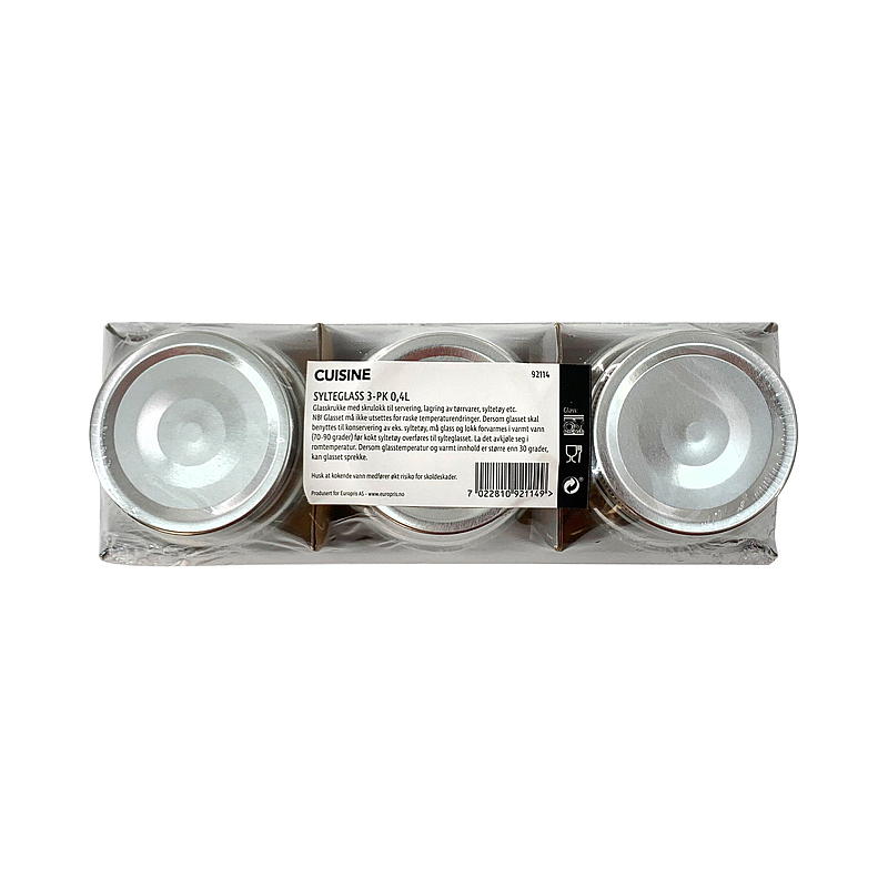 Cuisine Sylteglass 3-pk 0,4 l