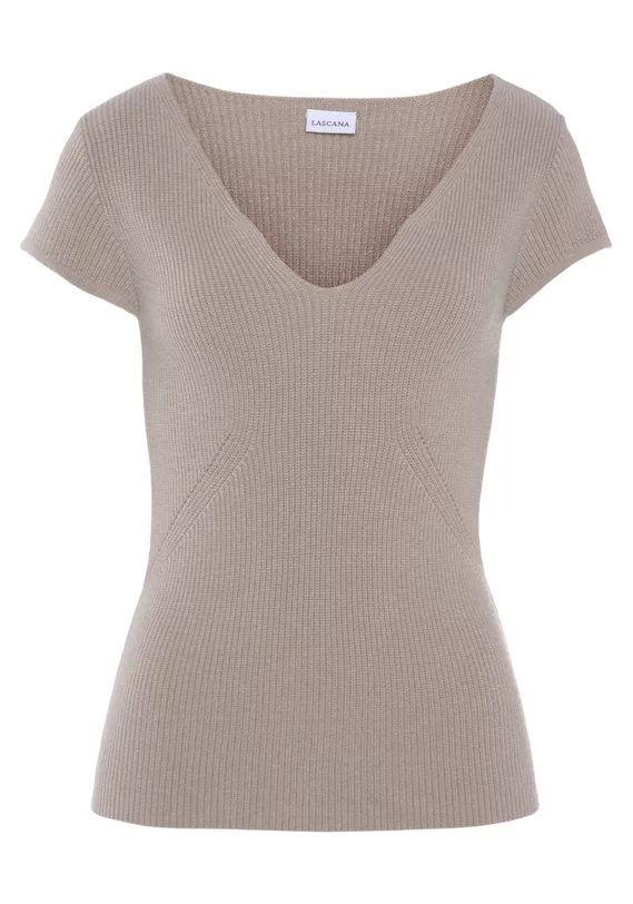 Kurzarmpullover