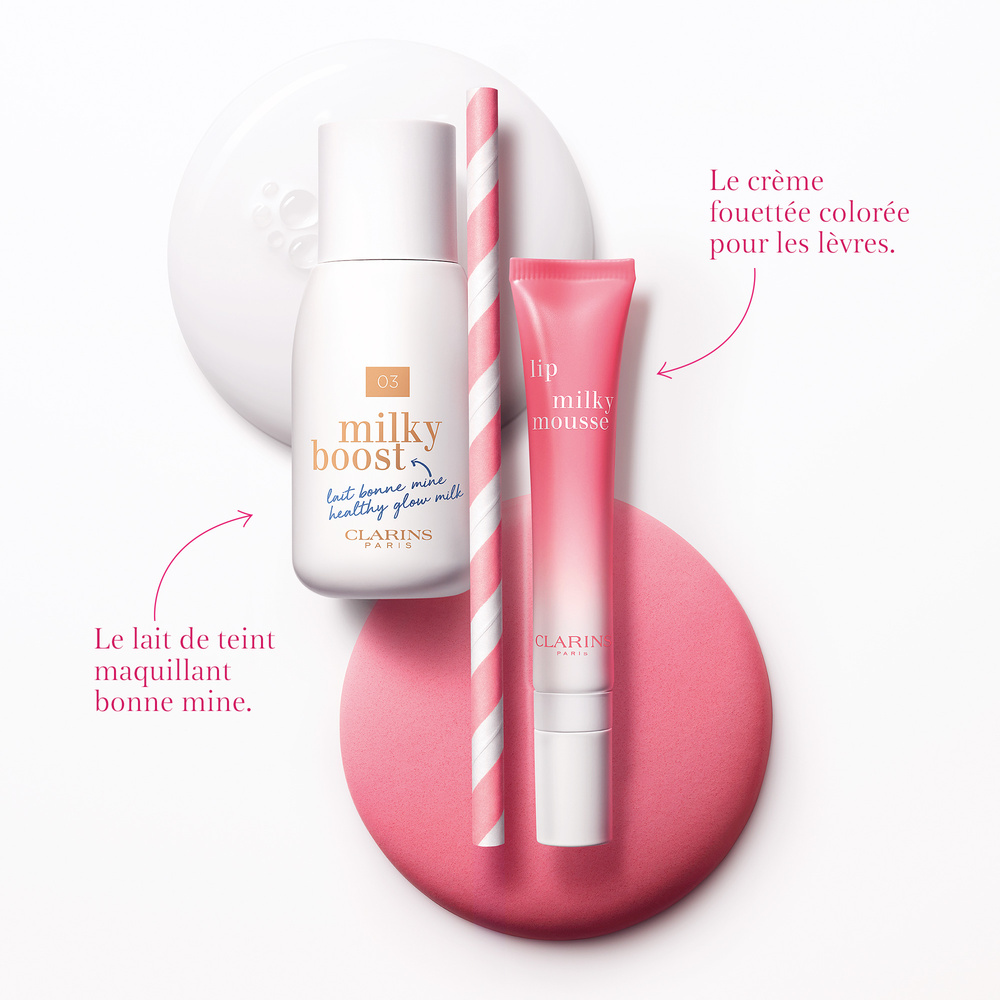 Clarins MILKY BOOST Lait maquillant 93% d’ingrédients d’origine naturelle