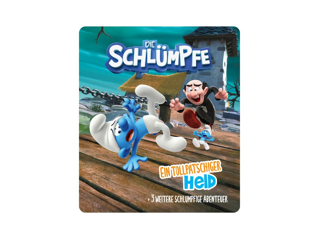 tonies Hörspielfigur Tonies-Die Schlümpfe-Ein tollpatschiger Held, (1-St), Magnethaftend, handbemalt, integrierter NFC-Chip