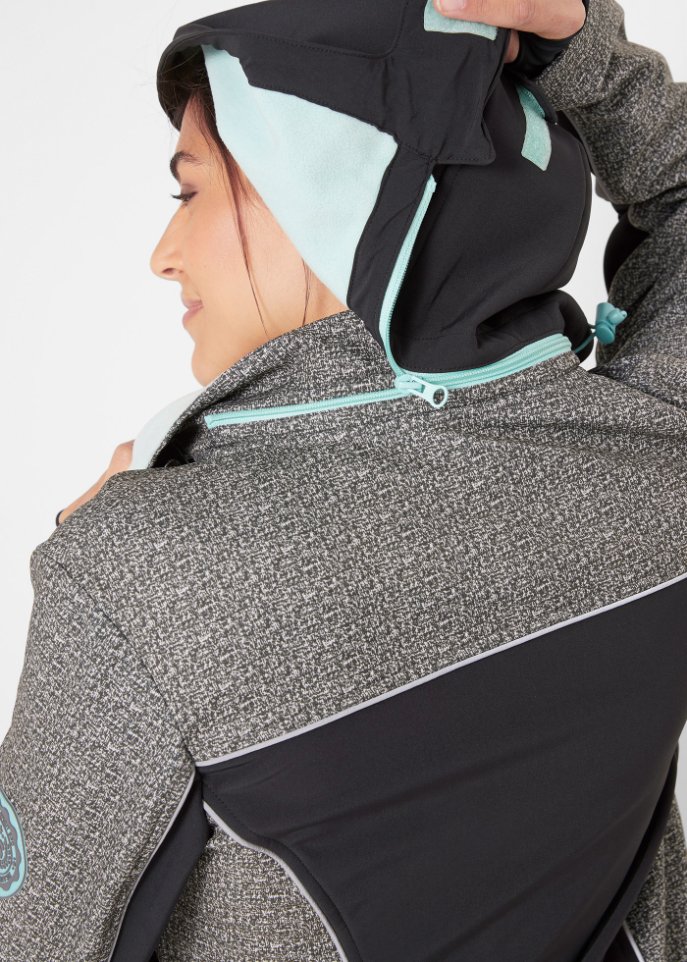 Softshelljacke mit reflektierenden Details