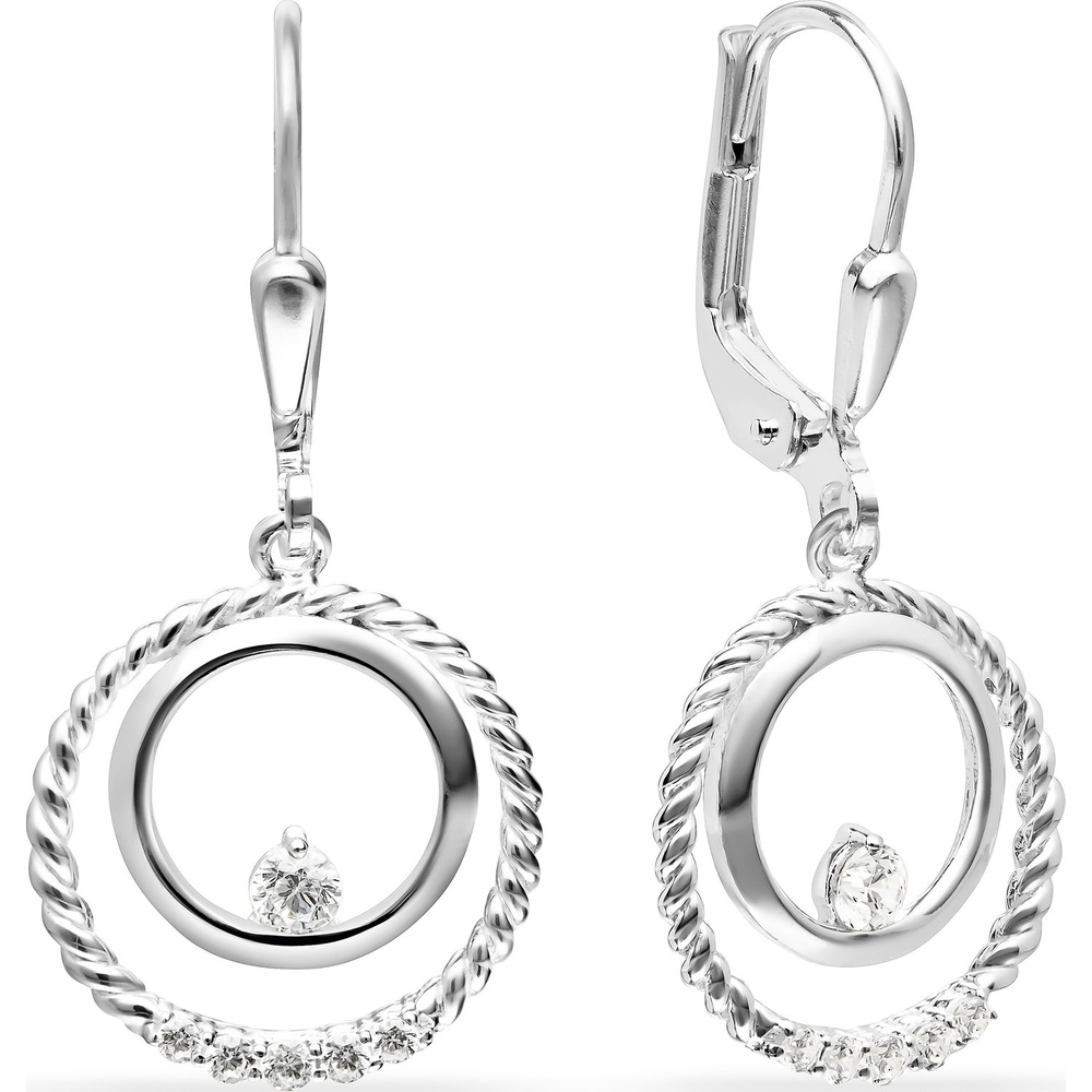 FAVS Boucles d'oreilles 925 Argent Boucles d'oreilles