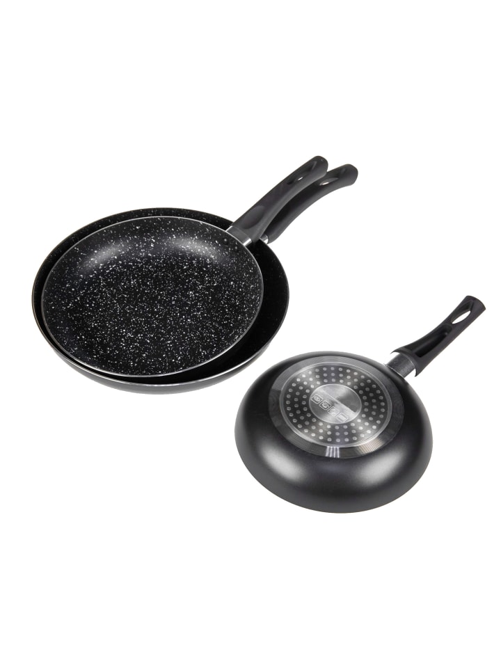 Cheffinger 3er-Set Bratpfannen in Schwarz günstig kaufen onesize