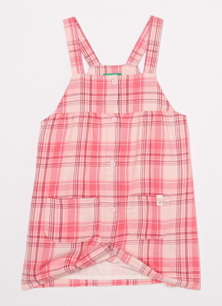 Benetton  Jurk met ruitdessin