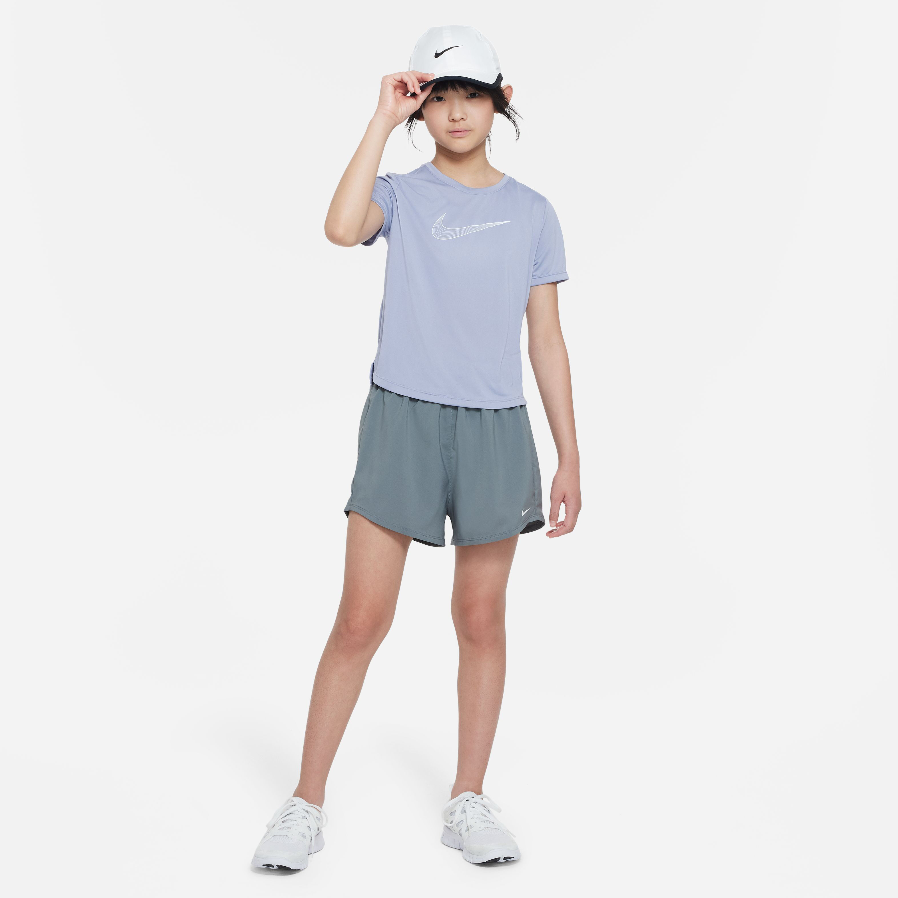 Dri-Fit One GX Laufshirt Mädchen - Flieder