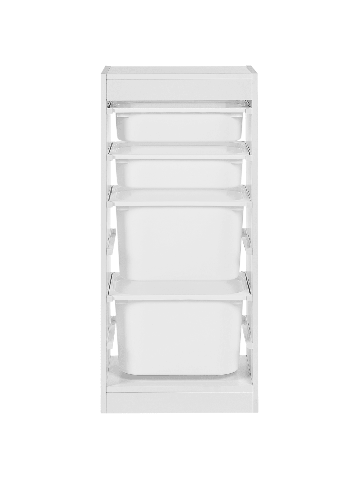 Beliani Kommode TOBIN in Weiß - (W) 42 x (H) 89 x (L) 30 cm günstig kaufen onesize