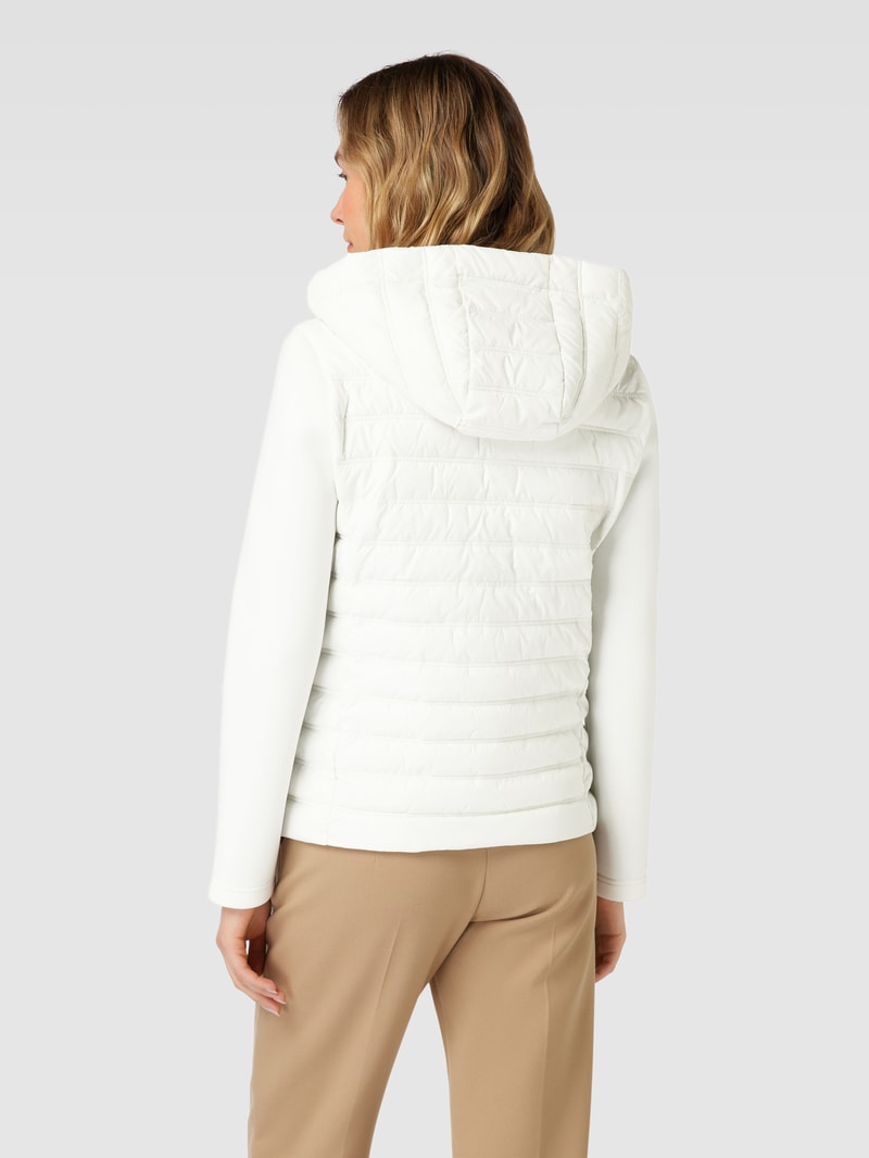 Jacke mit Two-Tone-Machart in offwhite