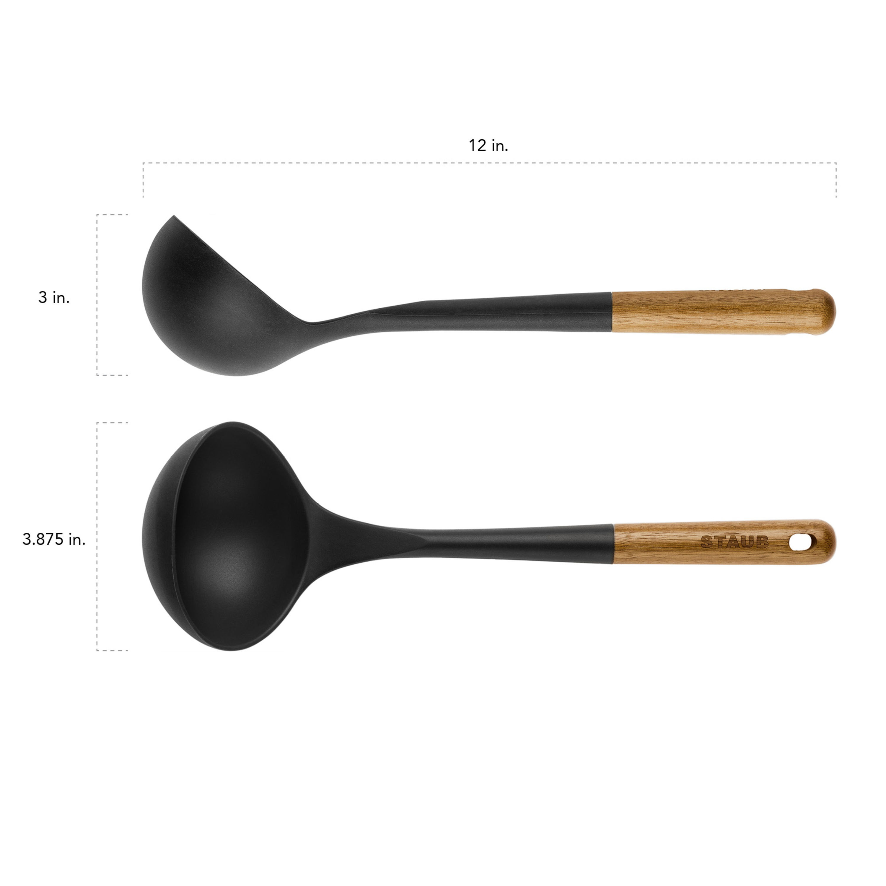 Suppenkelle, 31 cm, Silikon