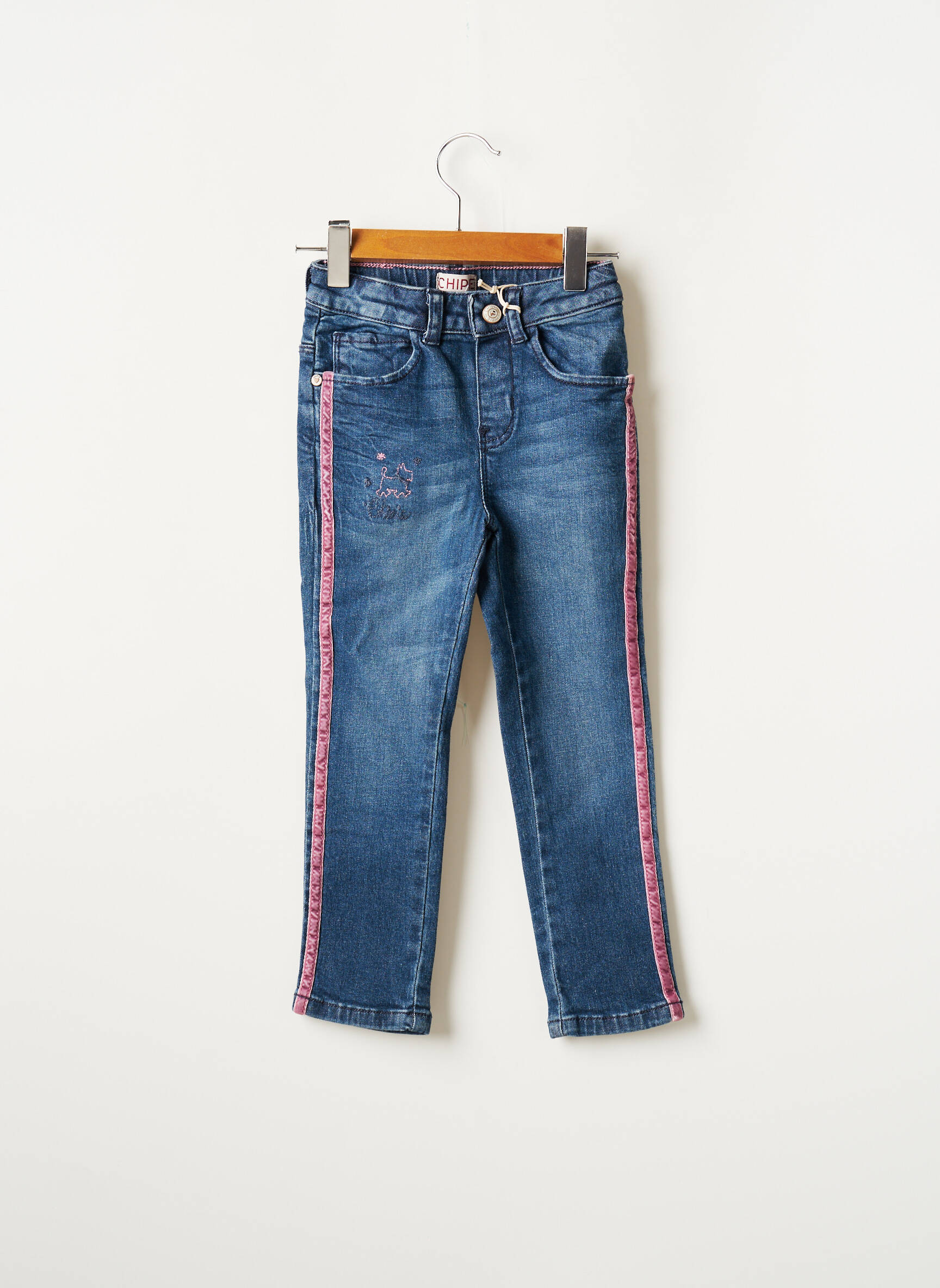 Chipie Jeans Coupe Slim Fille couleur bleu
