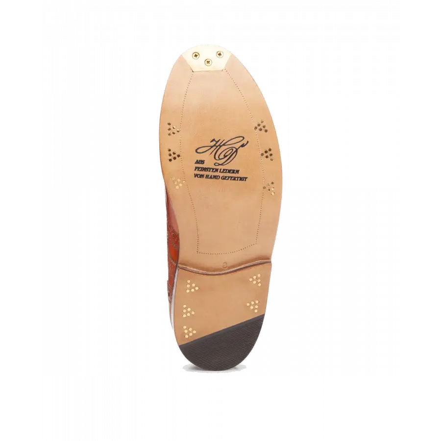 Heinrich Dinkelacker - Businessschuhe Derby RIO FULL-BROGUE TC Kalbsleder - braun