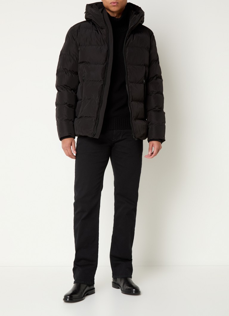 Airforce Robby padded jacket with hood and zip pockets