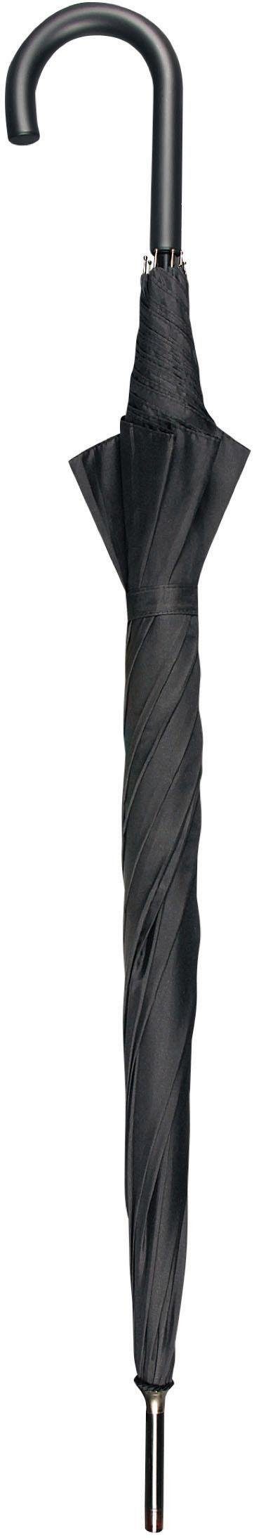 doppler® Stockregenschirm Fiber Golf Blackstar Automatic uni, black
