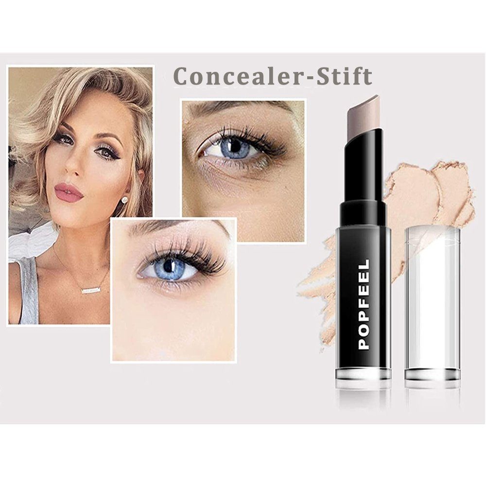 Scheiffy Make-up Set 27-teiliges Einsteiger Schminkset, Schminkset Geschenkset, leichtes Schminkset Komplettset, Must Have Set für Makeup-Trägerinnen