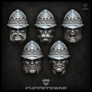 Colonial Troopers Heads (5)