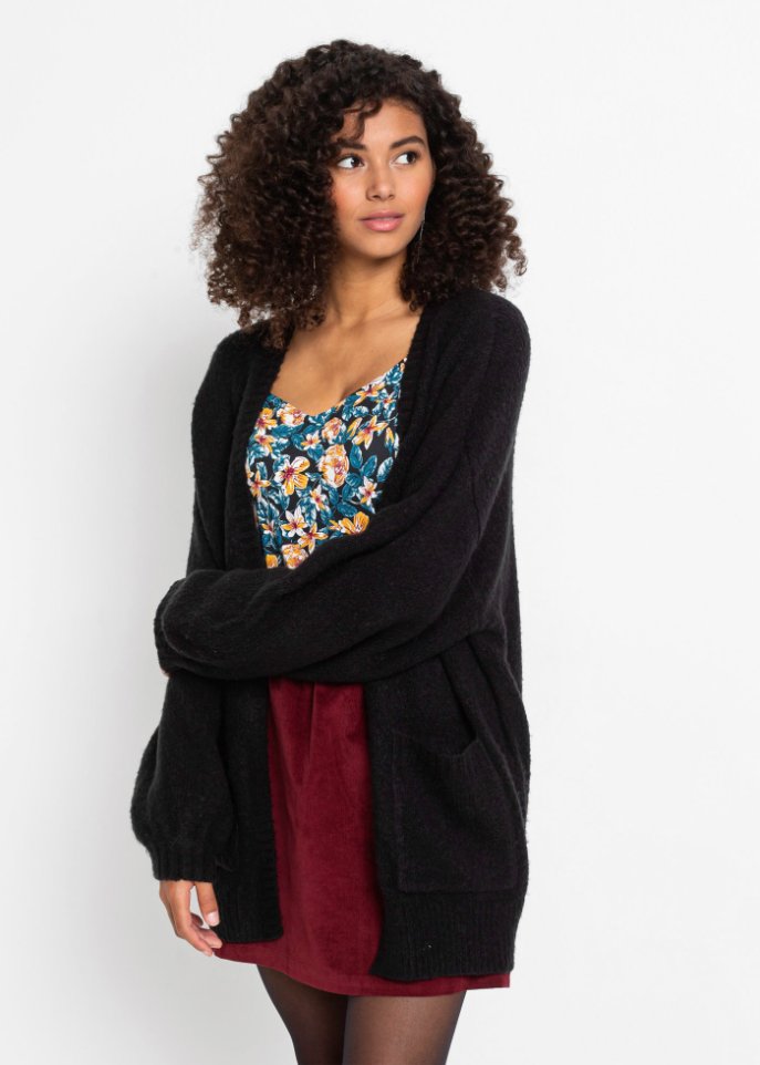 Oversized Strickjacke