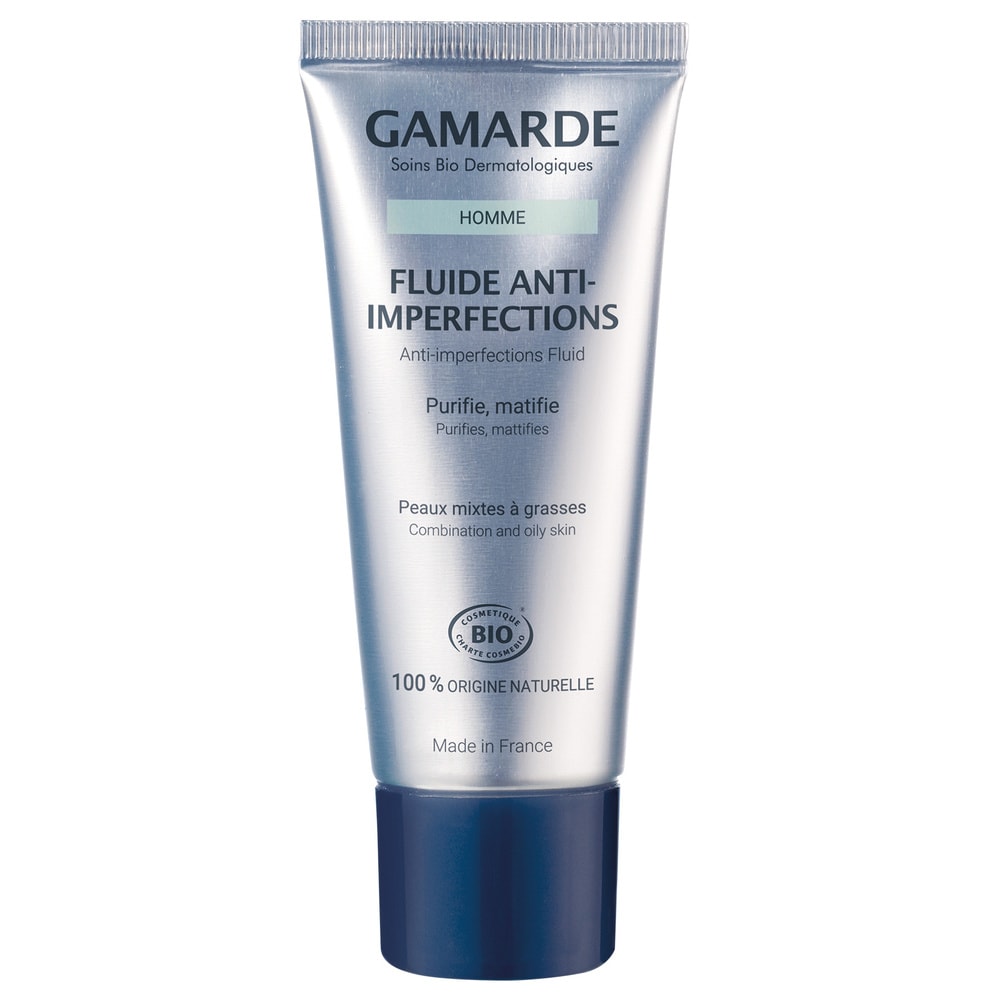 gamarde FLUIDE ANTI-IMPERFECTIONS Tube 40 ml Fluide peaux à tendance grasse homme
