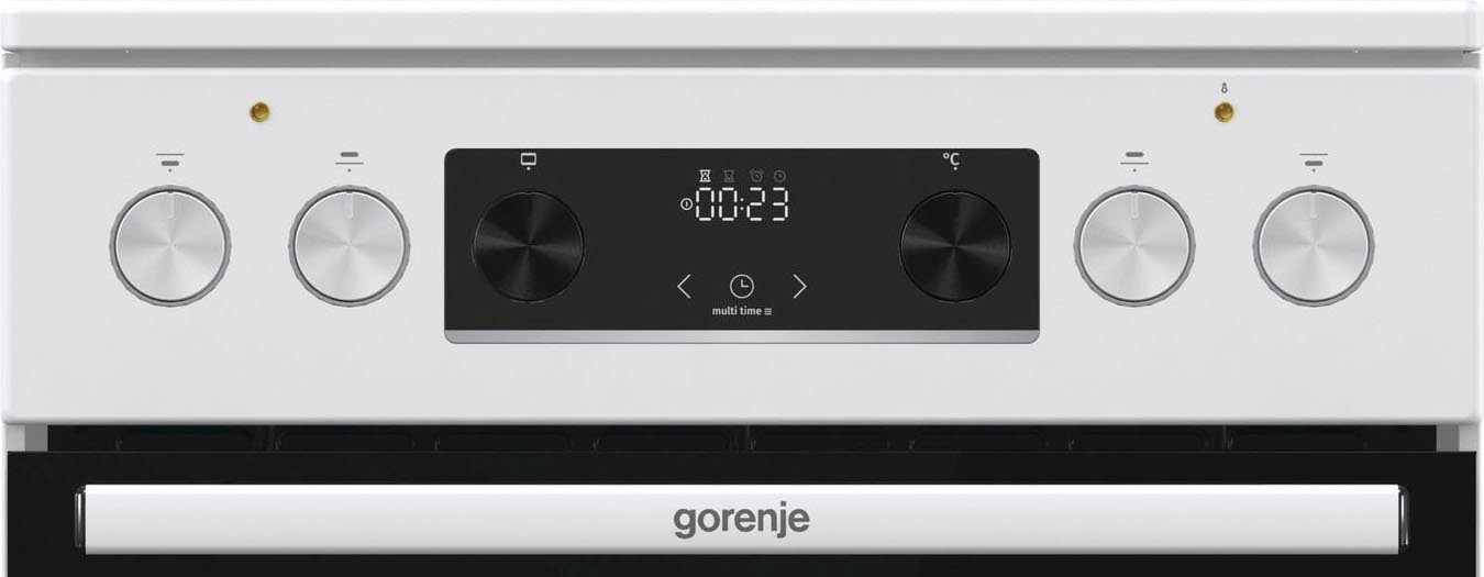 GORENJE Elektro-Standherd GECS5C, mit 2-fach-Teleskopauszug, Aqua Clean
