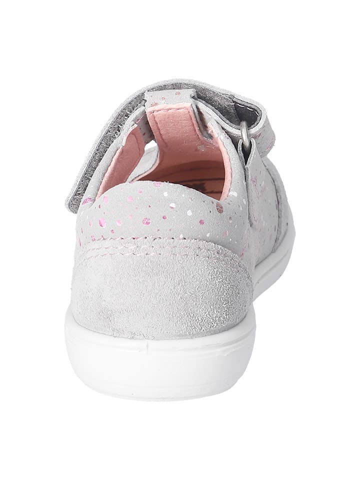 PEPINO Leder-Sneakers in Grau günstig kaufen