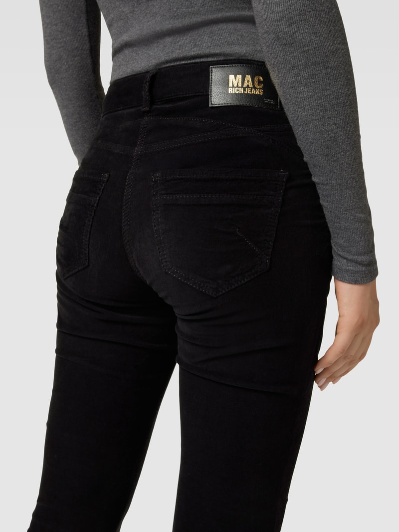 Hose mit Feincord Modell 'RICH' in schwarz