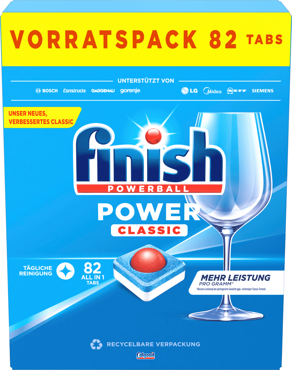Spülmaschinen -Tabs Power Classic, 82 St