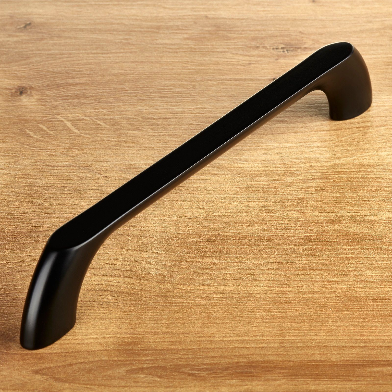 SO-TECH® Möbelgriff Bügelgriff Blackline VII BA 160 mm schwarz matt, Griff Schubladengriff Schrankgriff - incl. Schrauben