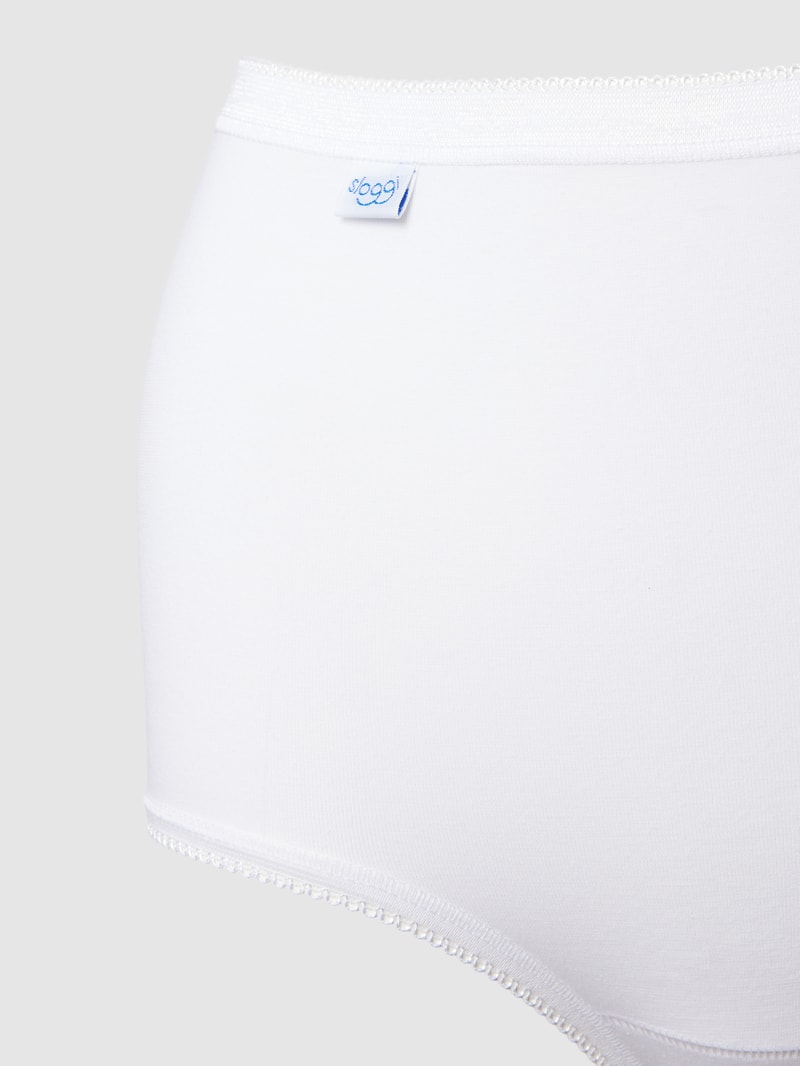 Pants mit Spitze im 4er-Pack in weiß