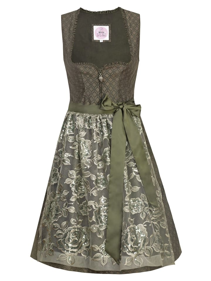 MarJo Mini Dirndl AMPFING in grün günstig kaufen 36