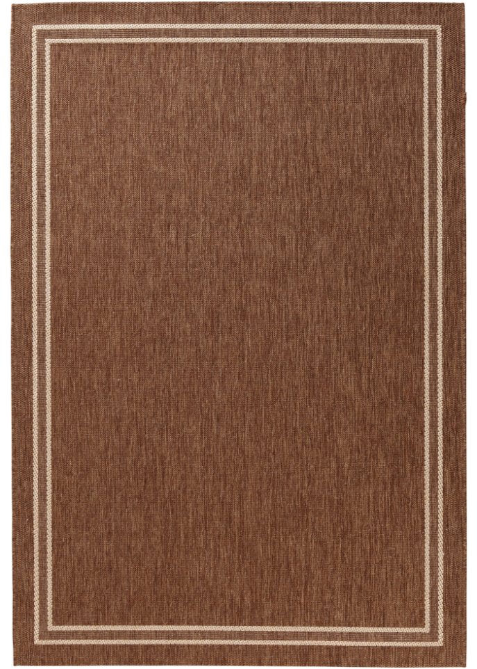 In- und Outdoor Teppich mit Bordüre