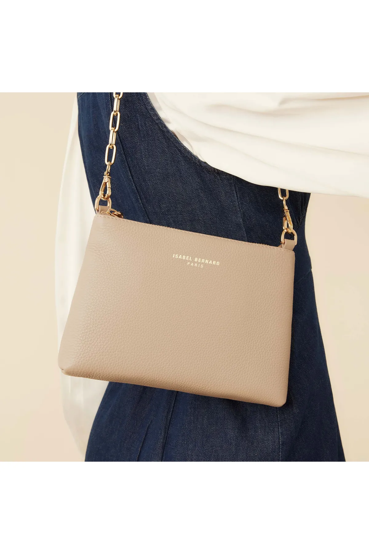 Isabel Bernard  Honoré Schultertasche Taupe