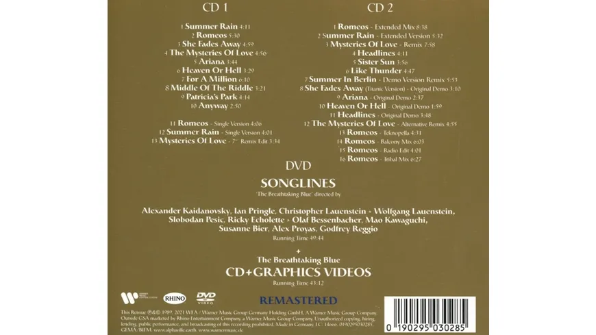 The Breathtaking Blue (2021 Remaster) Deluxe Edition Softpak