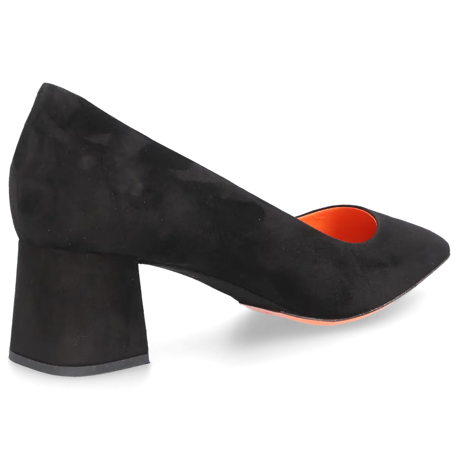 Santoni - Pumps 70049 Veloursleder - schwarz