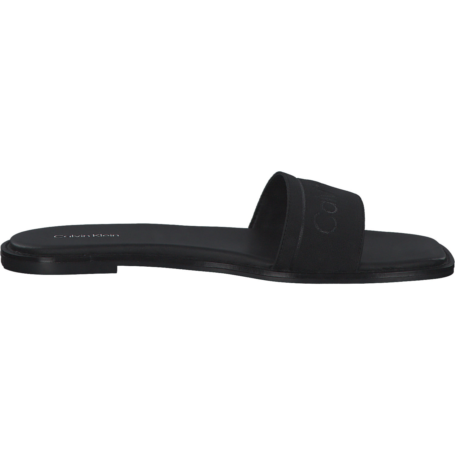 Calvin Klein HW0HW00817, Plateau-Pantoletten, Damen, CK black