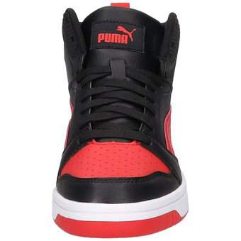 PUMA Rebound V6 Mid Jr Sneaker in schwarz