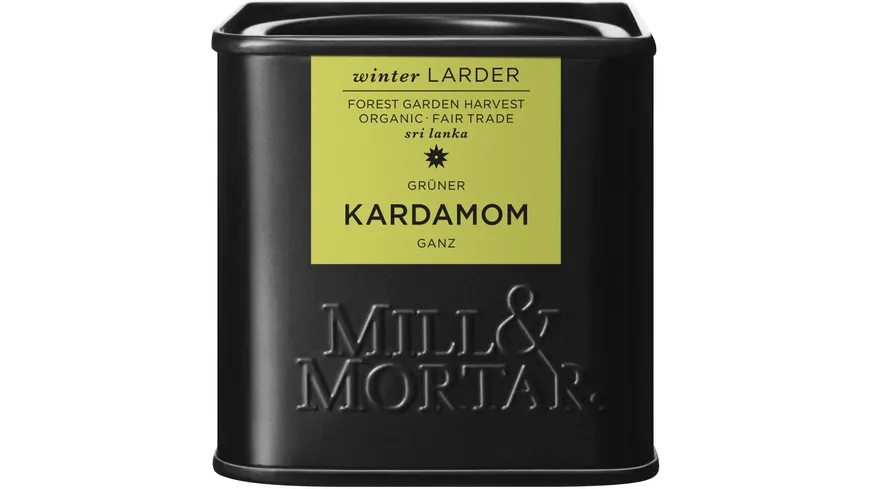 MILL&MORTAR Bio Grüner Kardamom Ganz 25 g