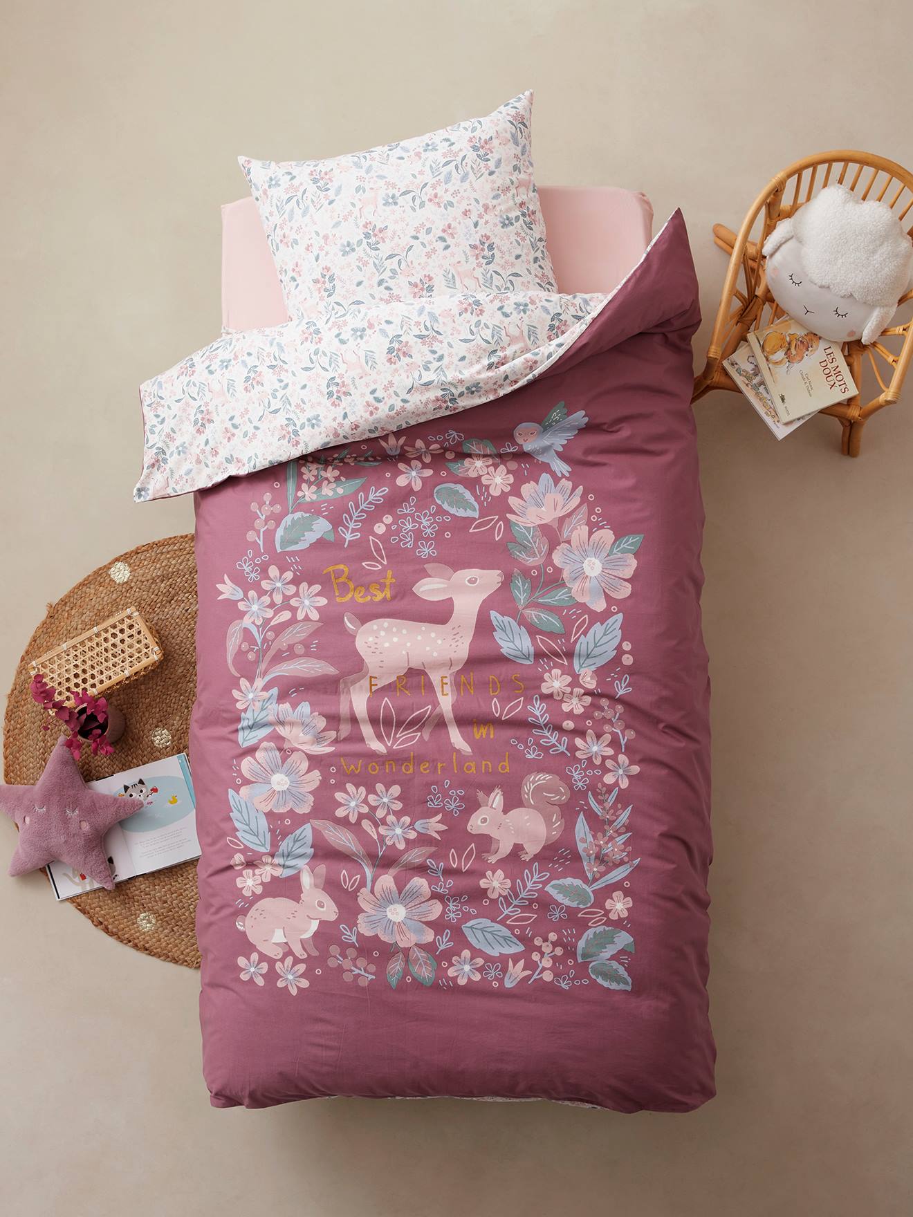 Parure enfant Magicouette VICTORIA prune