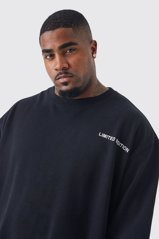 Plus kastiges Oversize Sweatshirt
