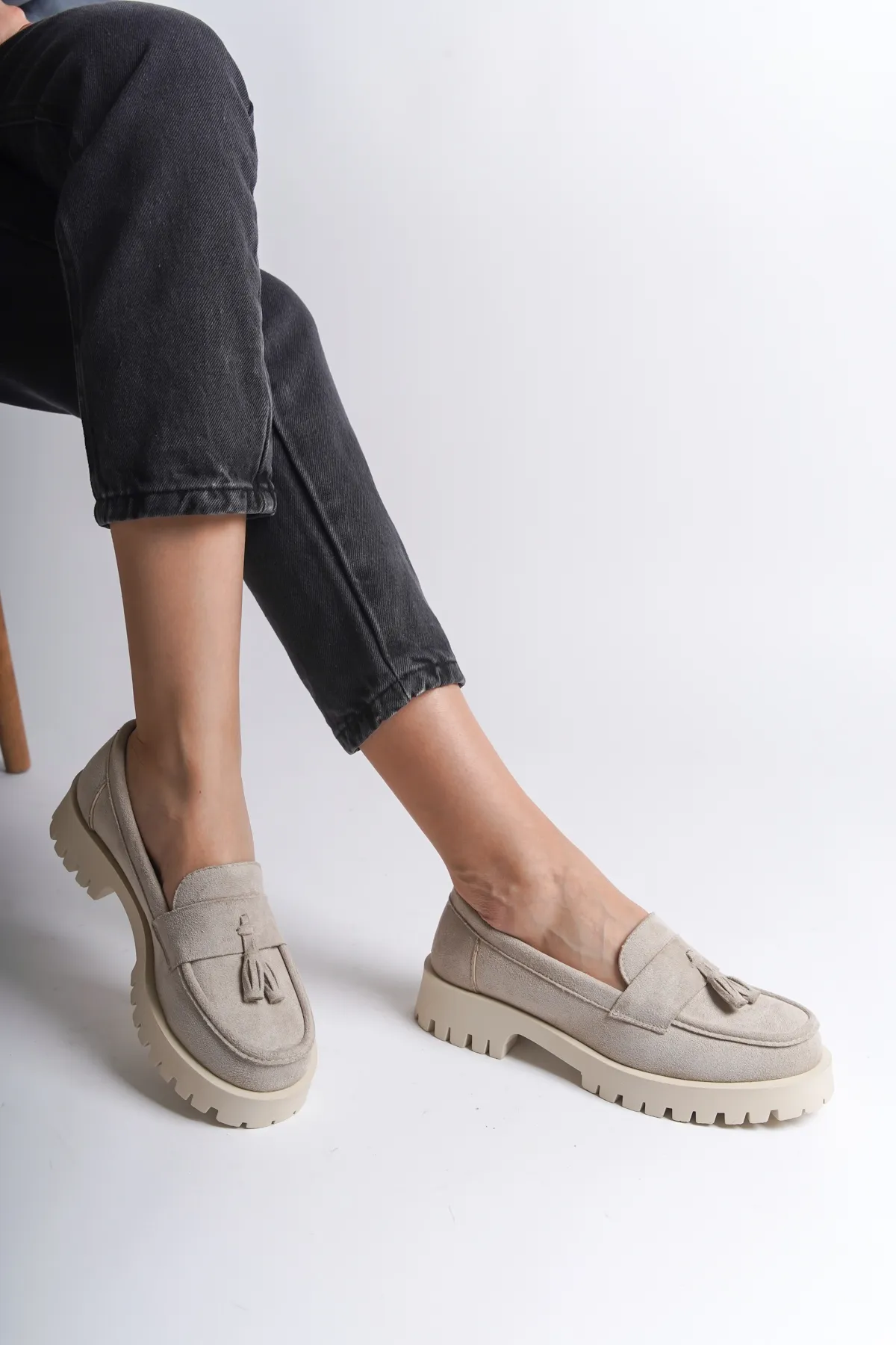 Capone Outfitters  Trak Sole Damen-Loafer mit Quasten