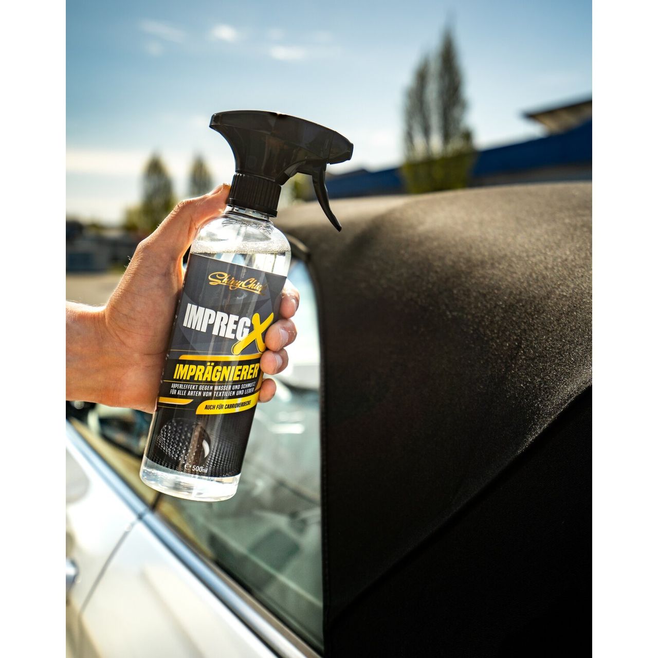 ShinyChiefs IMPREG X - IMPRÄGNIERER Wasserabweisendes Textil 500ml
