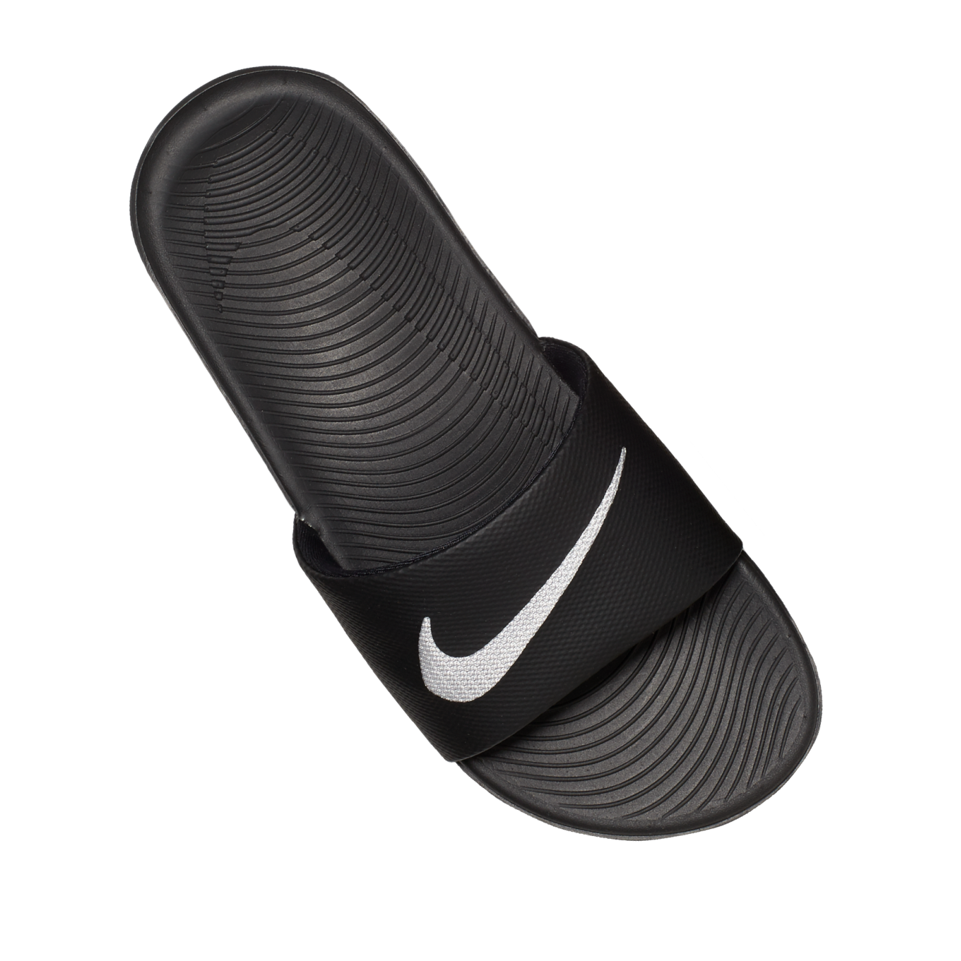 Nike Kawa Badelatsche Kids (TD) Schwarz F001