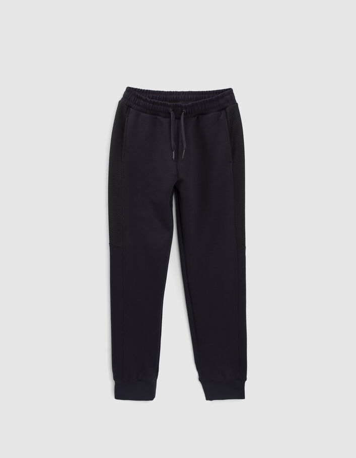 Jogging marine détails mesh garçon
