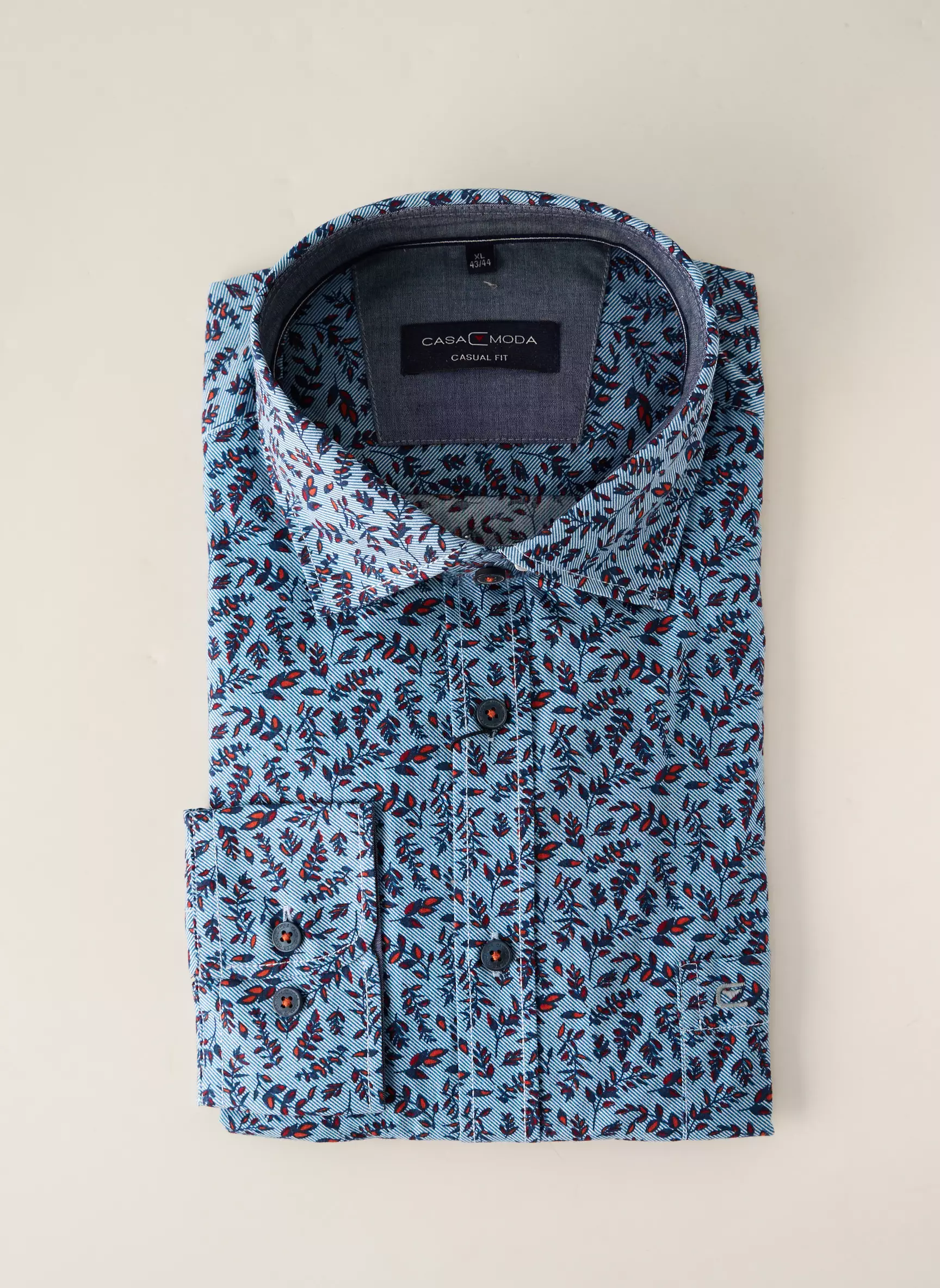 Casamoda Manches Longues Homme couleur bleu
