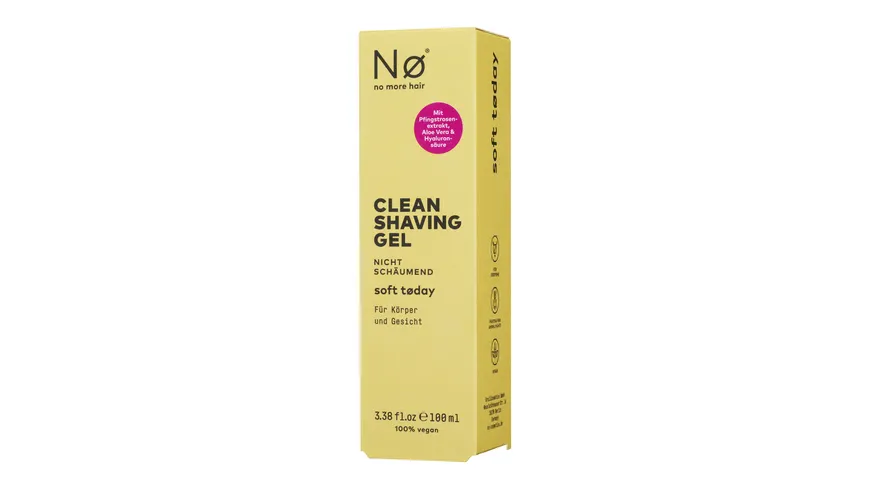 Nø Cosmetics soft tøday Clean Shaving Gel 100 ml
