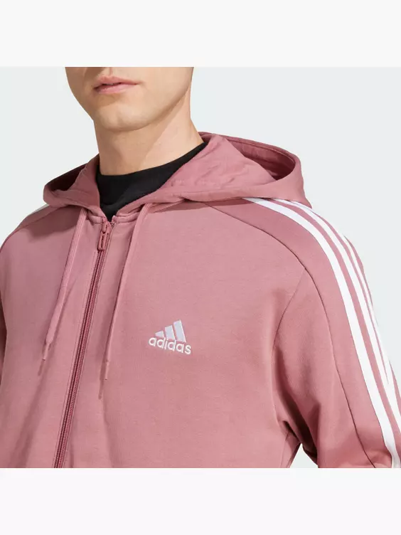 adidas Essentials French Terry 3-Streifen Kapuzenjacke