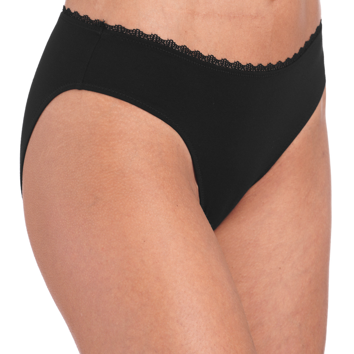 5 Damen Slips mit Spitze